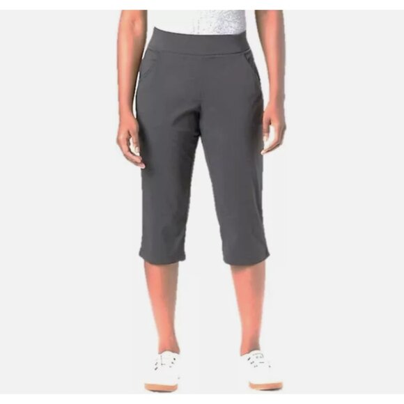Columbia Women's Active Fit Omni-Shield Pull-On Capri Grey - Picture 1 of 2